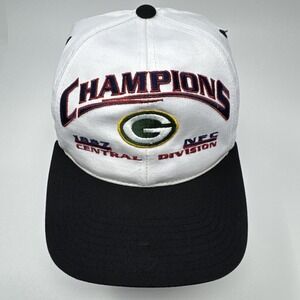 Green Bay Packers Snapback Hat 1997 Central‎ Division Champions Vintage